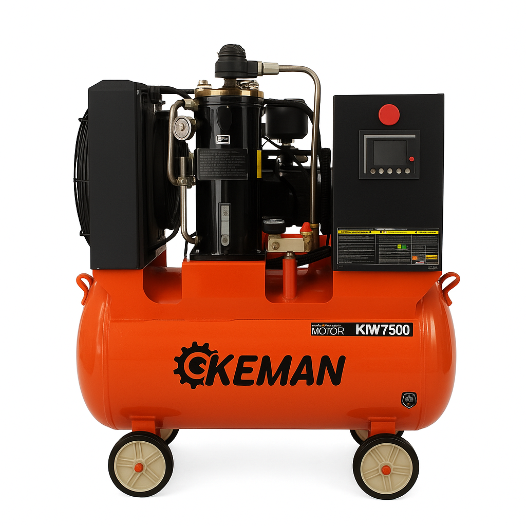 Vidalı Hava Kompressoru Keman 120L - 7500 (Vintli)